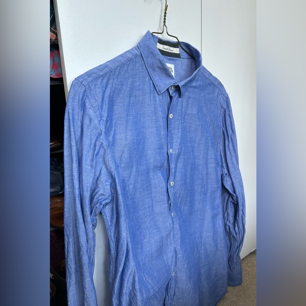Men’s XL Zara linen button down